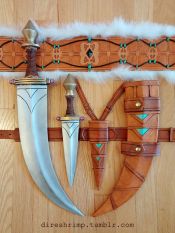 Hugo's belt and swords
